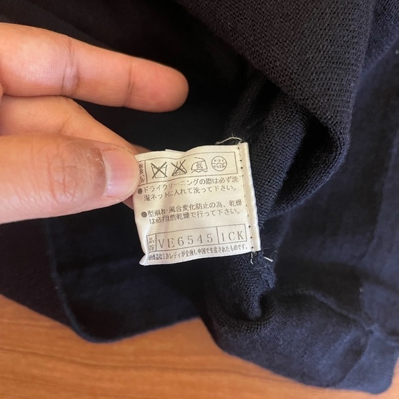 ROBERTA di CAMERINO black longsleeve sweater - Picture 6 of 12